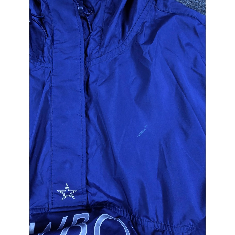 Victoria's Secret PINK Dallas Cowboys Blue Windbreaker Gameday Jacket Size M - Picture 9 of 10